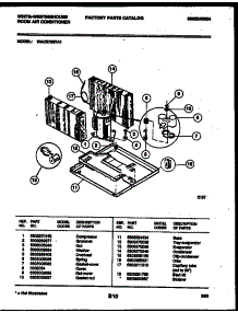 05 - Unit Parts parts for Frigidaire Air Conditioner WAC073S7A1 from AppliancePartsPros.com