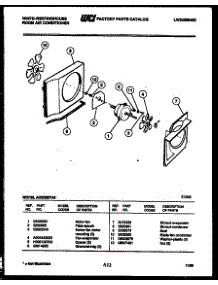 04 - Air Handling Parts parts for Frigidaire Air Conditioner AC052M7A2 from AppliancePartsPros.com