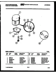 05 - Compressor Parts parts for Frigidaire Air Conditioner AC052M7A2 from AppliancePartsPros.com