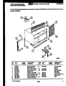06 - Cabinet And Installation Parts parts for Frigidaire Air Conditioner AC056N7A1 from AppliancePartsPros.com