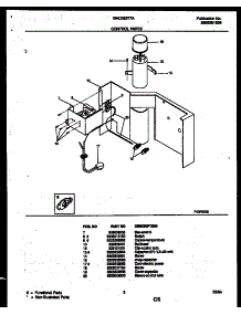 03 - Control Parts parts for Frigidaire Air Conditioner WAC063T7A1 from AppliancePartsPros.com