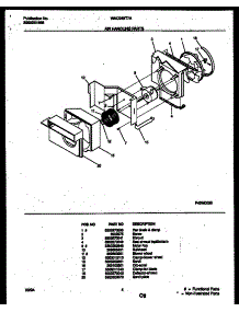 04 - Air Handling Parts parts for Frigidaire Air Conditioner WAC063T7A1 from AppliancePartsPros.com