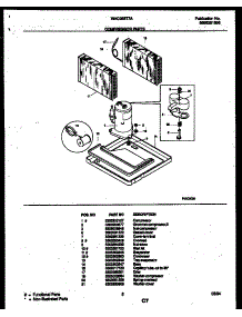 05 - Compressor Parts parts for Frigidaire Air Conditioner WAC063T7A1 from AppliancePartsPros.com