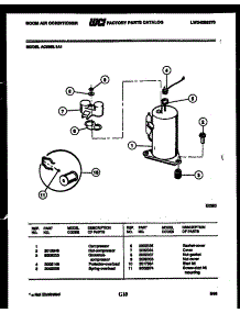 04 - Compressor Parts parts for Frigidaire Air Conditioner AC08EL1A1 from AppliancePartsPros.com