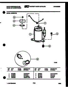 05 - Compressor Parts parts for Frigidaire Air Conditioner AC059K7B2 from AppliancePartsPros.com