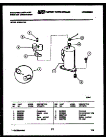 05 - Compressor Parts parts for Frigidaire Air Conditioner AC064L7A5 from AppliancePartsPros.com