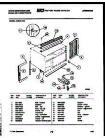 06 - Cabinet And Installation Parts parts for Frigidaire Air Conditioner AC064L7A5 from AppliancePartsPros.com