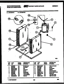 05 - System Parts parts for Frigidaire Air Conditioner AK107N1V1 from AppliancePartsPros.com