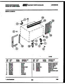07 - Cabinet And Installation Parts parts for Frigidaire Air Conditioner AL125N1A1 from AppliancePartsPros.com