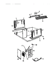 03 - Controls parts for Frigidaire Air Conditioner AS187J2K1 from AppliancePartsPros.com