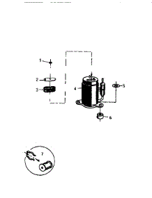 05 - Compressor parts for Frigidaire Air Conditioner AS287J2K1 from AppliancePartsPros.com