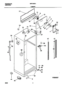 03 - Cabinet parts for Frigidaire Refrigerator WRT18NRHW1 from AppliancePartsPros.com