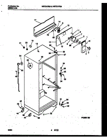 03 - Cabinet Parts parts for Frigidaire Refrigerator WRT21BGAW0 from AppliancePartsPros.com
