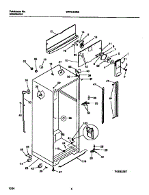 03 - Cabinet W /  Fan Assembly parts for Frigidaire Refrigerator WRT21GRBD1 from AppliancePartsPros.com
