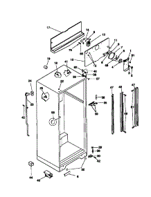 03 - Cabinet parts for Frigidaire Refrigerator WRT18TRCD0 from AppliancePartsPros.com