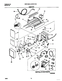 06 - Ice Maker parts for Frigidaire Refrigerator WRT21BGAD4 from AppliancePartsPros.com