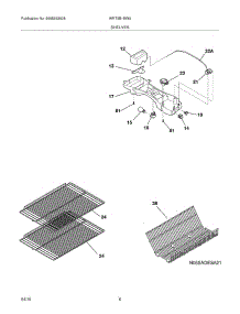 07 - Shelves parts for White Westinghouse Refrigerator WRT5B1EW9 from AppliancePartsPros.com