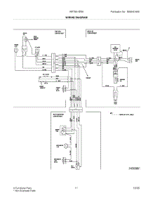 11 - Wiring Diagram parts for White Westinghouse Refrigerator WRT8A1EW6 from AppliancePartsPros.com