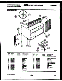05 - Cabinet And Installation Parts parts for Frigidaire Air Conditioner AC053L7A2 from AppliancePartsPros.com