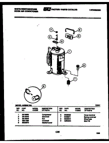 06 - Compressor Parts parts for Frigidaire Air Conditioner AC053L7A2 from AppliancePartsPros.com