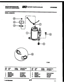 05 - Compressor Parts parts for Frigidaire Air Conditioner AC059N7B1 from AppliancePartsPros.com