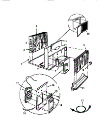 03 - Control Parts parts for Frigidaire Air Conditioner AH157J2A2 from AppliancePartsPros.com