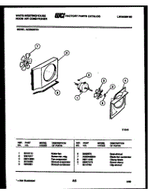 04 - Air Handling Parts parts for Frigidaire Air Conditioner AC088M7B1 from AppliancePartsPros.com