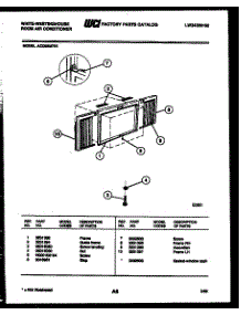 06 - Cabinet And Installation Parts parts for Frigidaire Air Conditioner AC088M7B1 from AppliancePartsPros.com