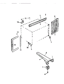 06 - Window Mounting parts for Frigidaire Air Conditioner AL183J2A1 from AppliancePartsPros.com
