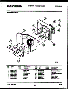 04 - Air Handling Parts parts for Frigidaire Air Conditioner MAC073P7A1 from AppliancePartsPros.com