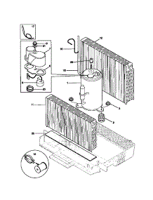 05 - System parts for Frigidaire Air Conditioner WAB067W7B1 from AppliancePartsPros.com