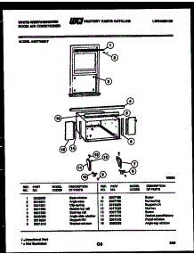 06 - Cabinet And Installation Parts parts for Frigidaire Air Conditioner AS277M2K7 from AppliancePartsPros.com