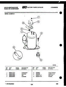 06 - Compressor Parts parts for Frigidaire Air Conditioner AL095N1A1 from AppliancePartsPros.com