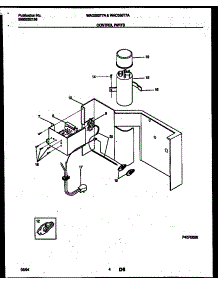 03 - Control Parts parts for Frigidaire Air Conditioner WAC053T7A1 from AppliancePartsPros.com