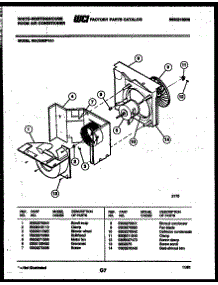 03 - Air Handling Parts parts for Frigidaire Air Conditioner WAC062P7A1 from AppliancePartsPros.com