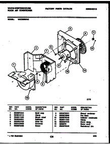 03 - Air Handling Parts parts for Frigidaire Air Conditioner WAC063S7A2 from AppliancePartsPros.com