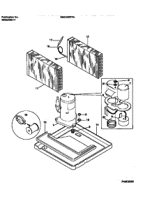 05 - Compressor parts for Frigidaire Air Conditioner WAC053T7A5 from AppliancePartsPros.com