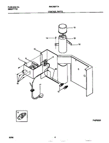 03 - Control Parts parts for Frigidaire Air Conditioner WAC063T7A5A from AppliancePartsPros.com