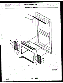 06 - Window Mounting Parts parts for Frigidaire Air Conditioner WAC073T7A2 from AppliancePartsPros.com