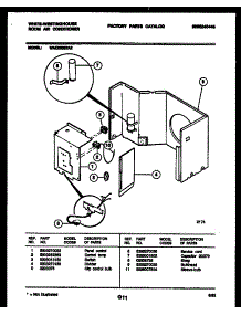 04 - Electrical Parts parts for Frigidaire Air Conditioner WAC053S7A2 from AppliancePartsPros.com