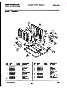 05 - Unit Parts parts for Frigidaire Air Conditioner WAC063S7A1 from AppliancePartsPros.com