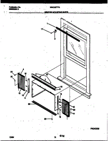 06 - Window Mounting Parts parts for Frigidaire Air Conditioner WAC067T7A1 from AppliancePartsPros.com
