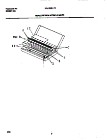 06 - Mounting Parts parts for Frigidaire Air Conditioner WAH086H1T1 from AppliancePartsPros.com