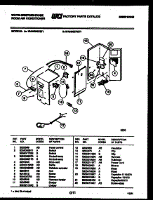 03 - Electrical Parts parts for Frigidaire Air Conditioner WAH096P2T1 from AppliancePartsPros.com