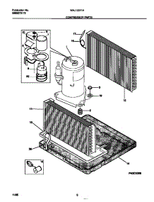 05 - Compressor Parts parts for Frigidaire Air Conditioner WAL123Y1A1 from AppliancePartsPros.com