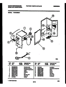 03 - Electrical Parts parts for Frigidaire Air Conditioner WAS183S2A1 from AppliancePartsPros.com