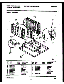 05 - Unit Parts parts for Frigidaire Air Conditioner WAS183S2A1 from AppliancePartsPros.com