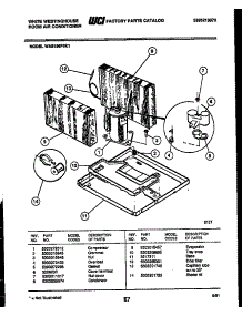 05 - System Parts parts for Frigidaire Air Conditioner WAS186P2K1 from AppliancePartsPros.com