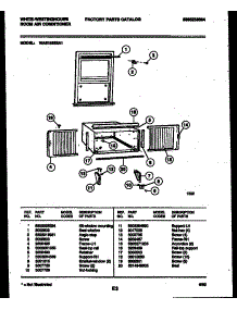 06 - Cabinet And Installation Parts parts for Frigidaire Air Conditioner WAS183S2A1 from AppliancePartsPros.com