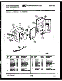 03 - Electrical Parts parts for Frigidaire Air Conditioner WAS256P2K1 from AppliancePartsPros.com